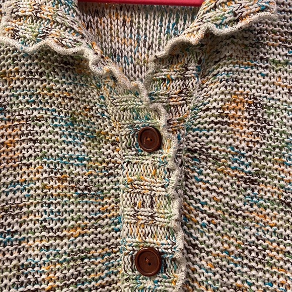 BCBG Maxazria - Cable Multicolor Knit Long Cardigan - Picture 10 of 11